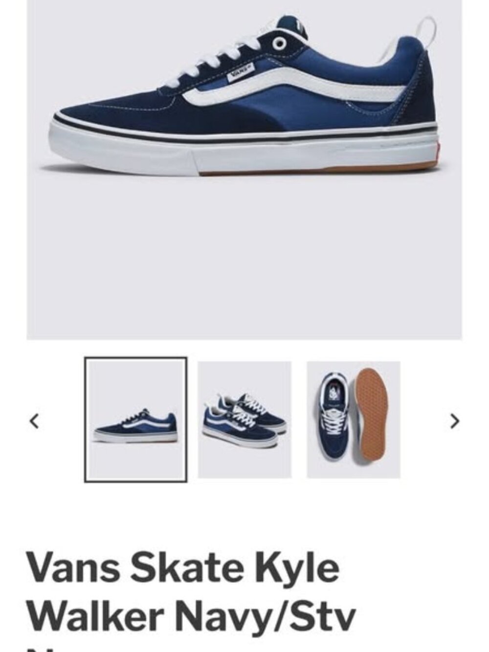 Vans Kyle Walker skate shoe